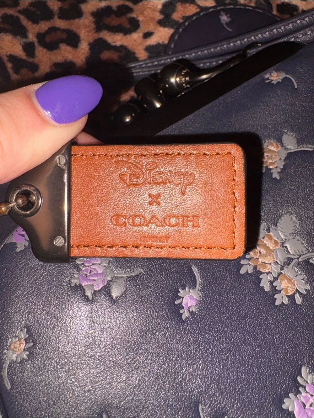 Coach x Disney limited edition mickey mouse kisslock purse with crossbody strap